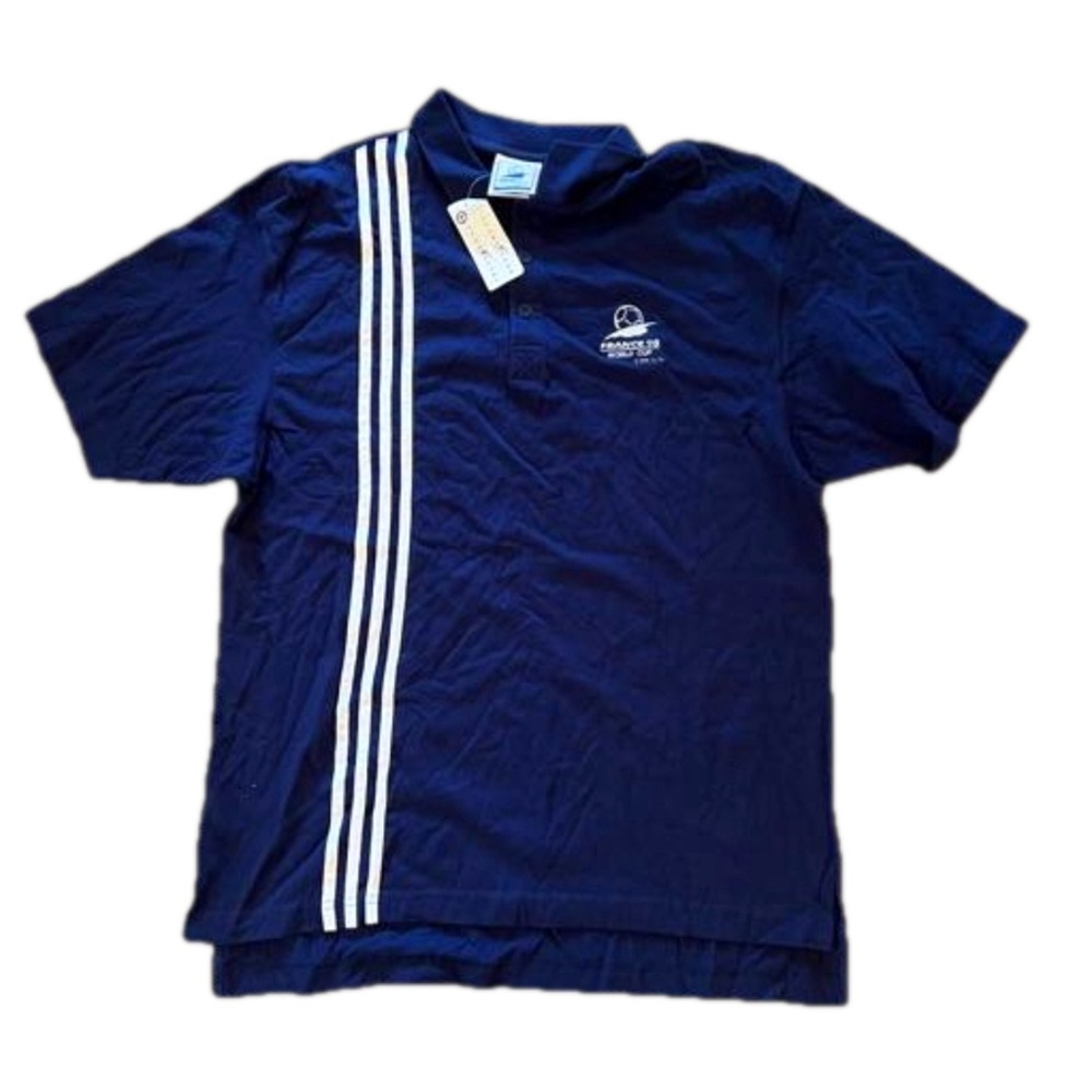 ADIDAS France World Cup Shirt – Vintage 1998 – NWT – Rare FIFA Soccer Polo